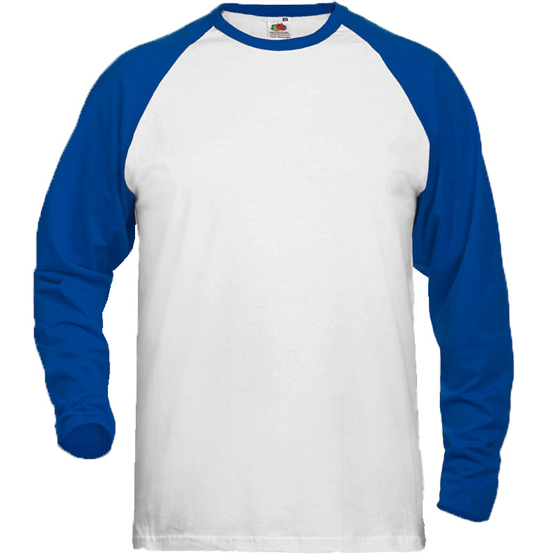 Camiseta Baseball Bicolor M.Larga Hombre Frontal